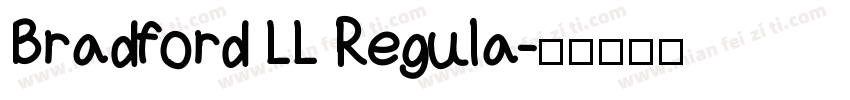 Bradford LL Regula字体转换